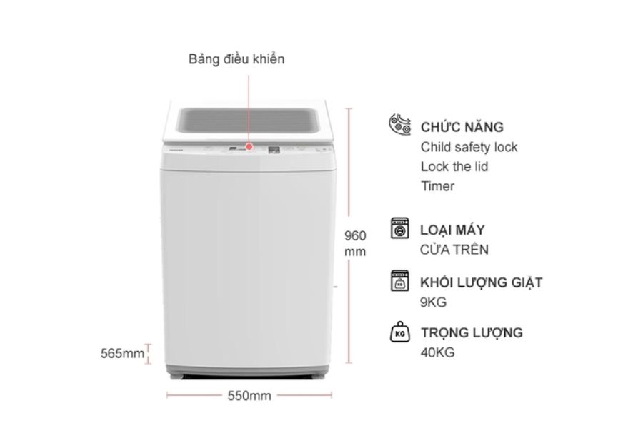 Bảng Điều Khiển Máy giặt Toshiba J1000FV