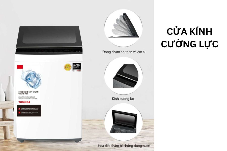 Kính Cường Lực Máy Giặt Toshiba Aw M901bv Wk