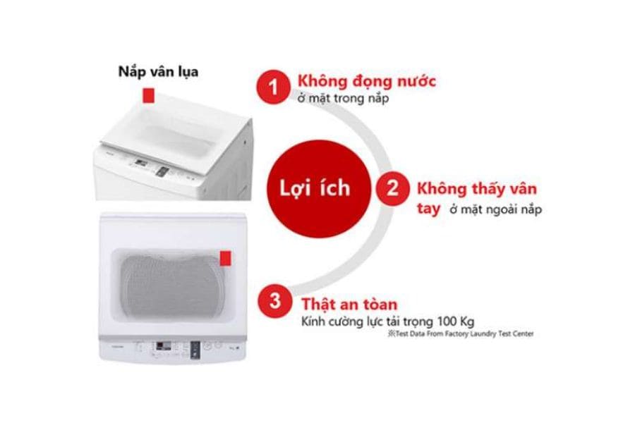 Nắp Máy giặt Toshiba K800AV