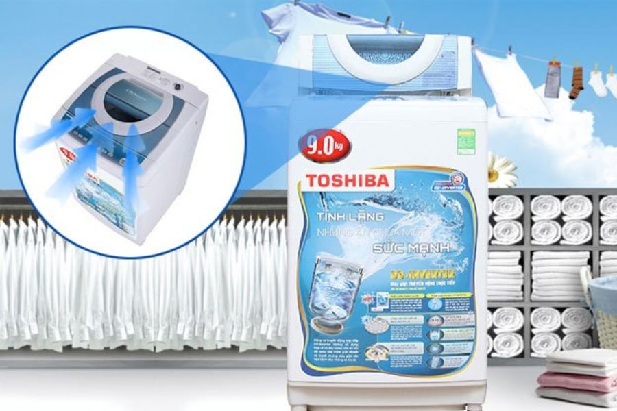 Thiết Kế Máy Giặt Toshiba AW-DC1005CV