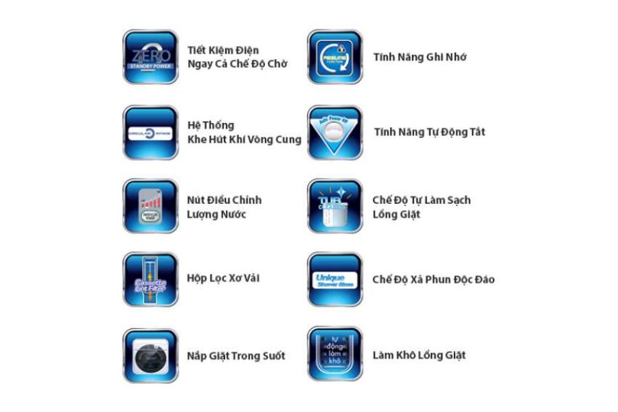Tính Năng Máy Giặt Toshiba Aw Dc1005cv