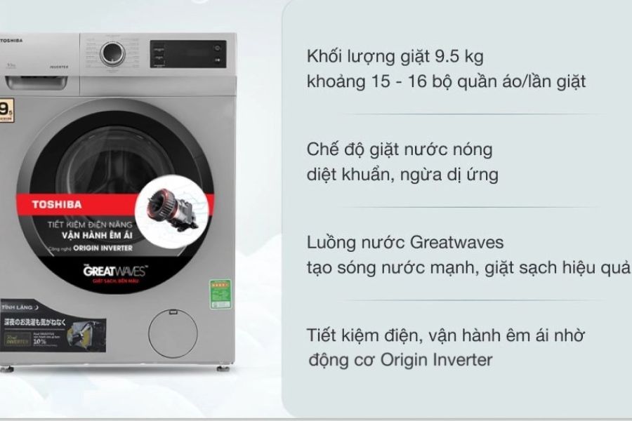 Greatwaves Máy giặt Toshiba TW-BK105S3V